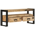 Mango Wood Console Cabinet — front view