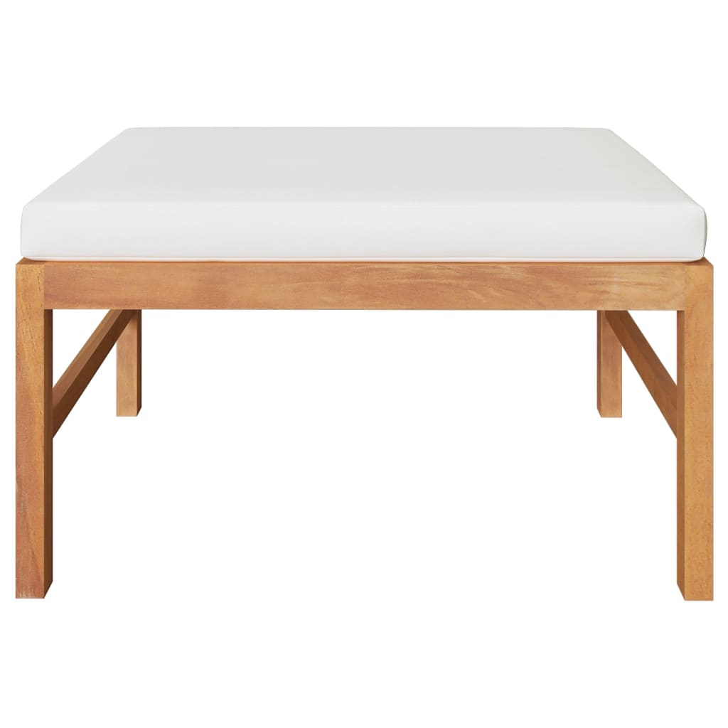 Teak Courtyard Lounge 3-Piece Set — outdoor setting