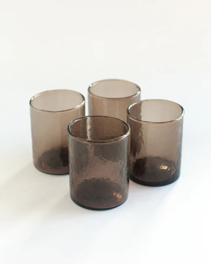 Handblown Hammered Glasses | Set of 4-3