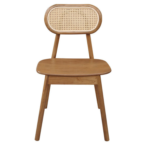 Almond Rattan Dining Chair — main view