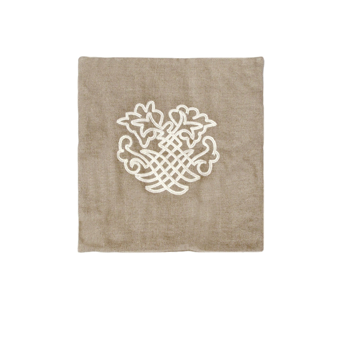 Luisa Linen Cushion Cover in natural 50 by 50 cm — main view