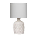 Soft-Cream Ceramic Table Lamp — main view